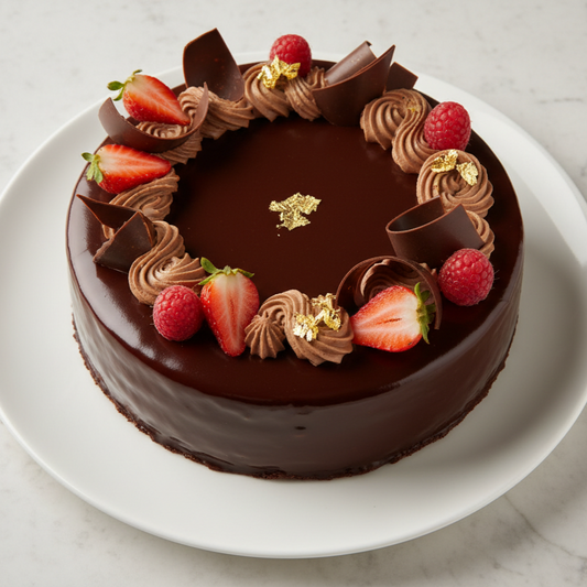 クリスマス 濃厚チョコレートケーキ 6号　8％